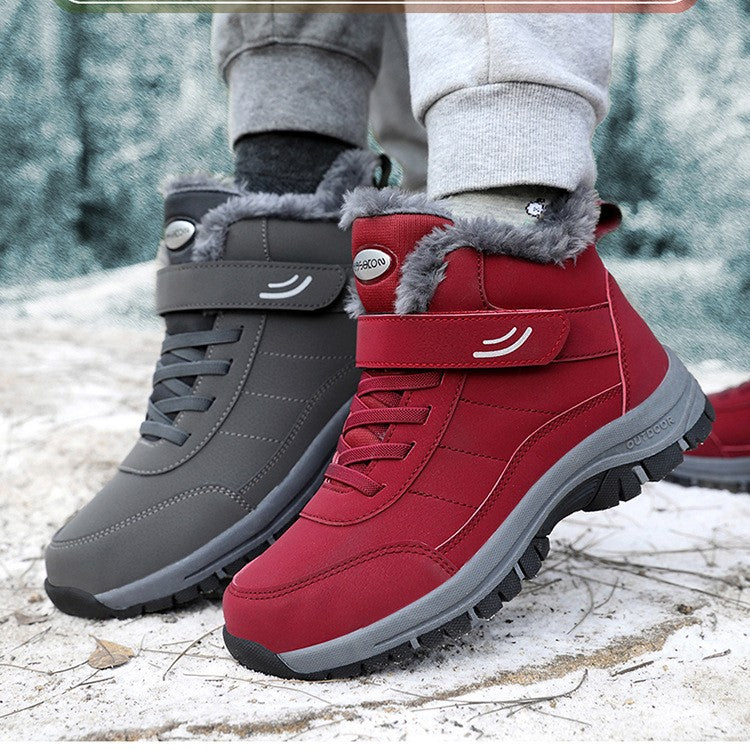 Plush and Thick Cotton Anti-Slip Shoes