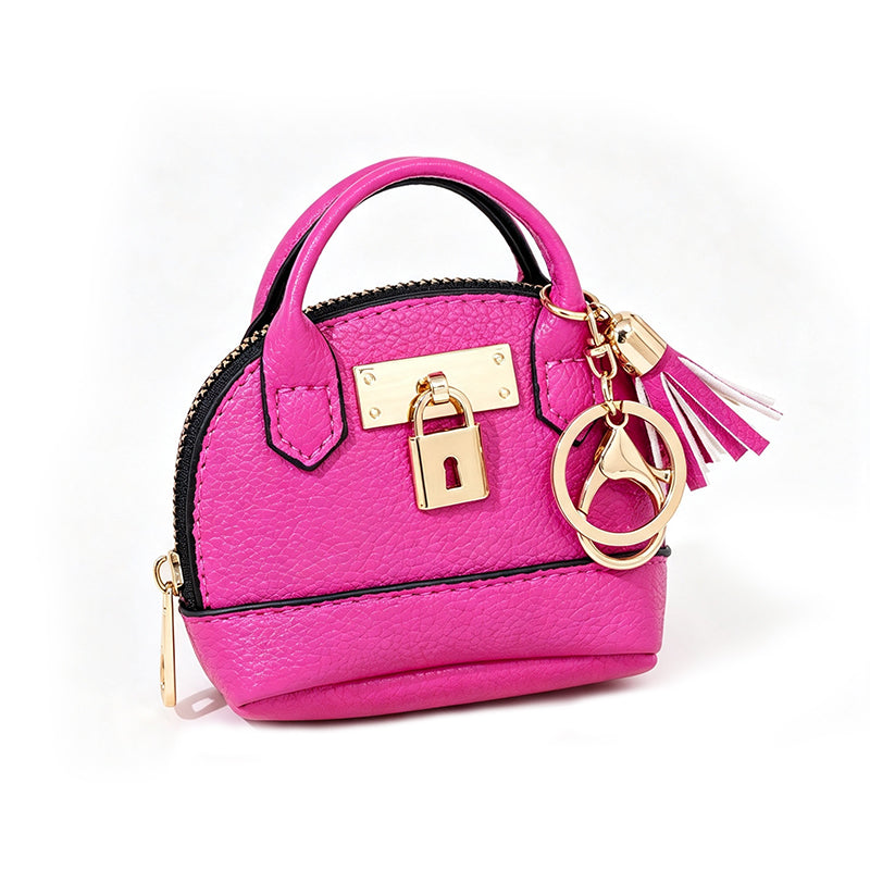 Mini Shell Bag Keychain Coin Purse