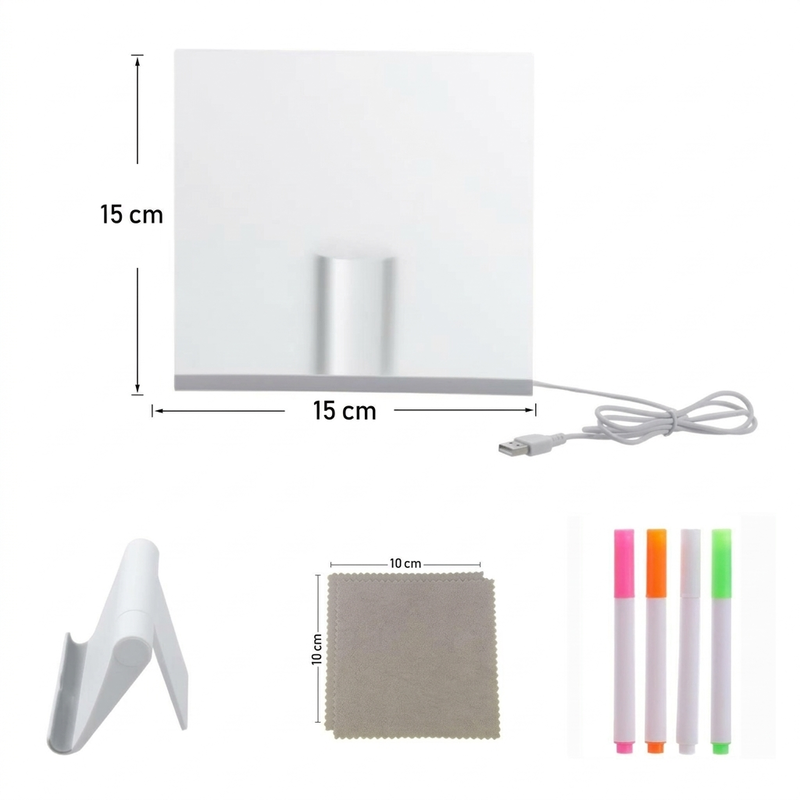 Illuminated Wipeable Drawing Board for Children