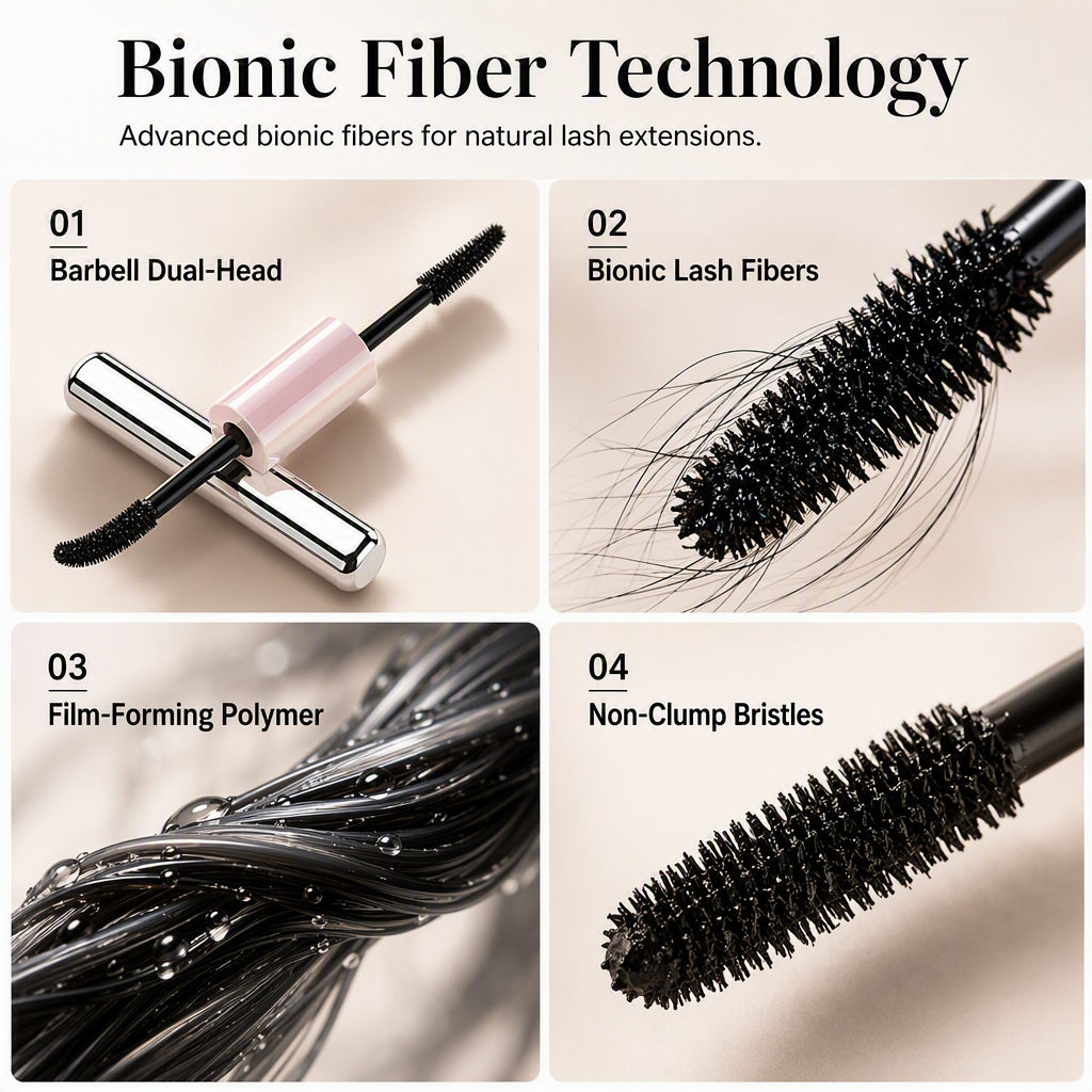 Waterproof Volumizing Mascara with Double Brush