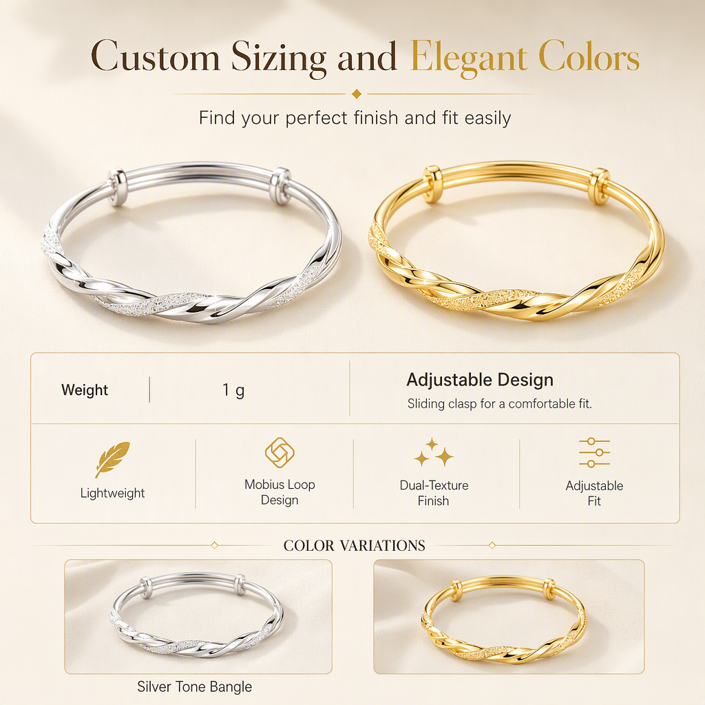 Elegant Mobius Loop Jewelry – Minimalist Fashion Gift for Women