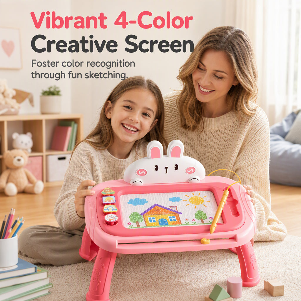 Kids Magnetic Drawing Board – Dust-free, Colorful, Safe