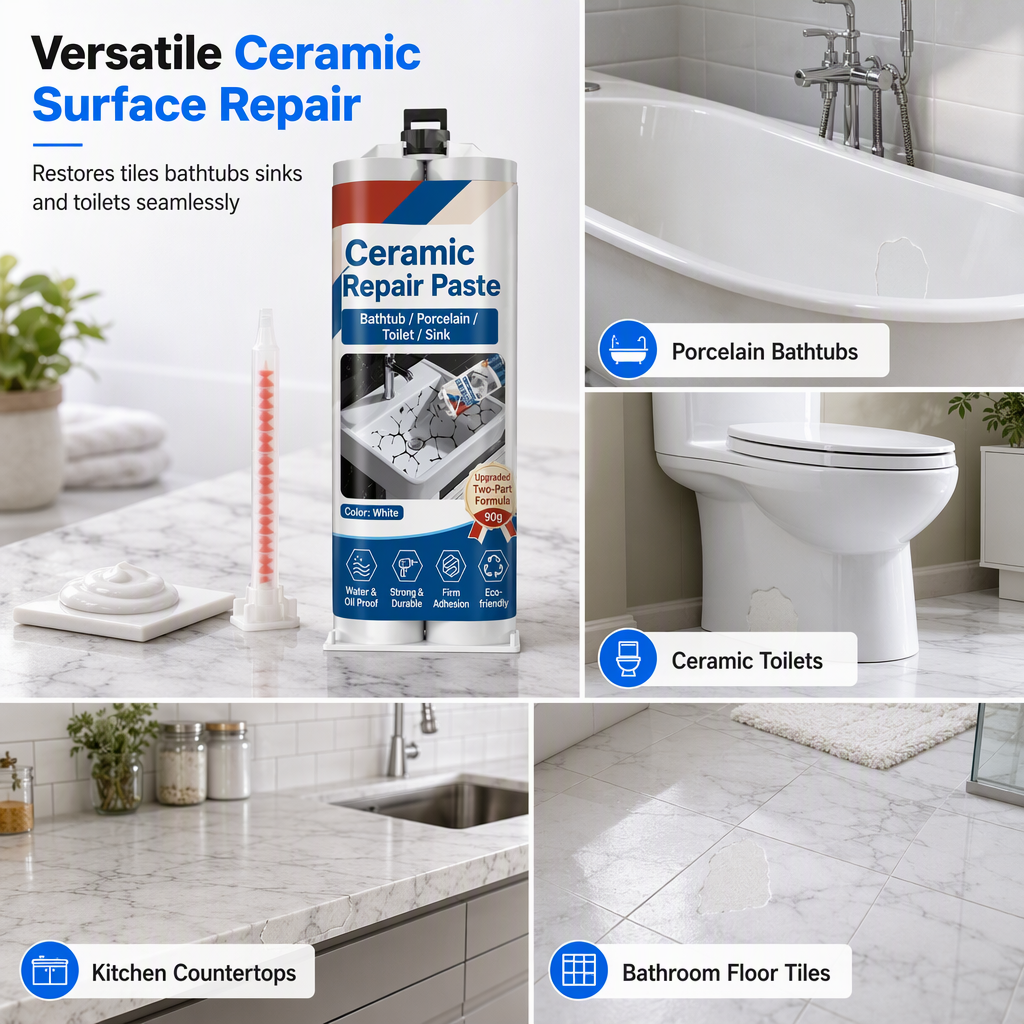 Fast-Drying Repair Paste for Tiles and Ceramics