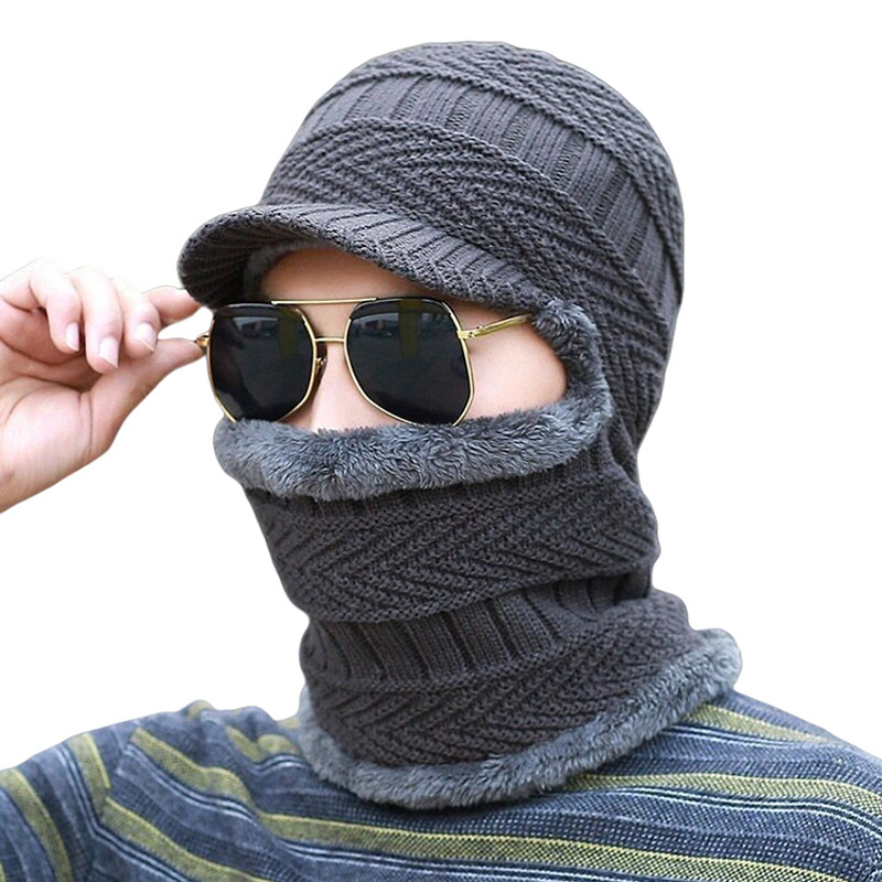 3-In-1 Winter Balaclava Thermal Hood with Visor