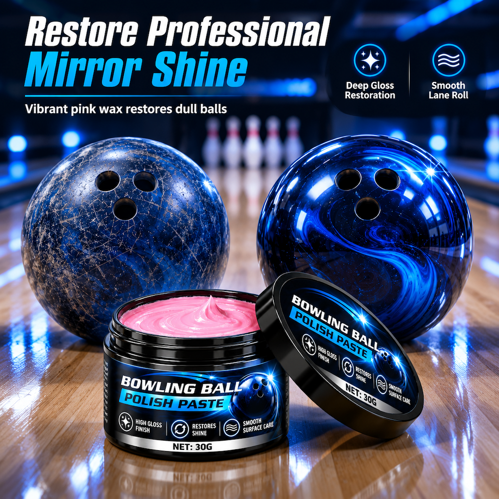 Polishing Paste for Bowling Balls that Restores Surface Shine and Provides a Smooth Finish