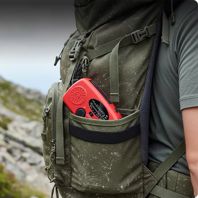 Multifunctional Portable Solar Emergency Radio