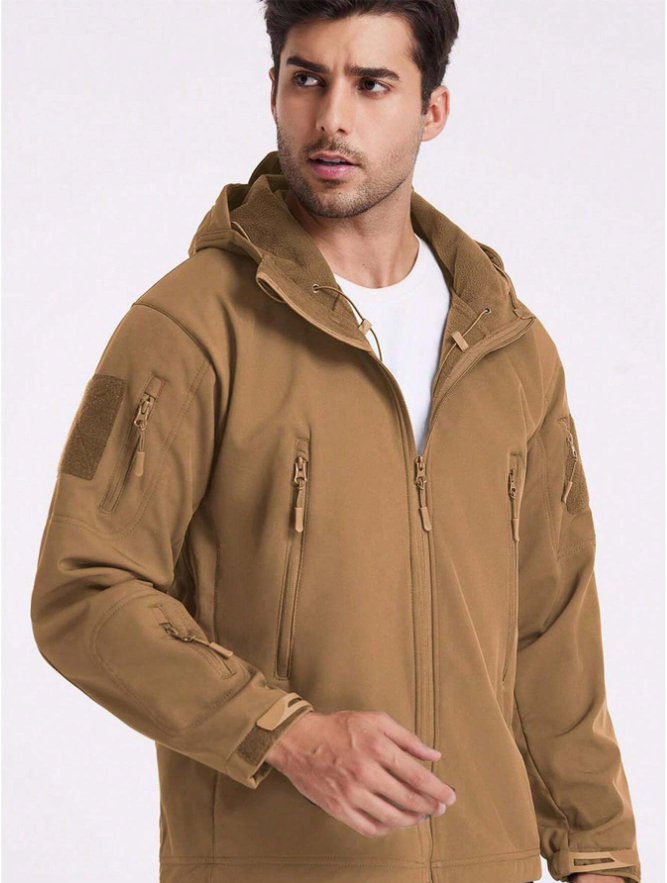 Waterproof, Windproof Outdoor Set: Jacket and Trousers with Fleece Lining