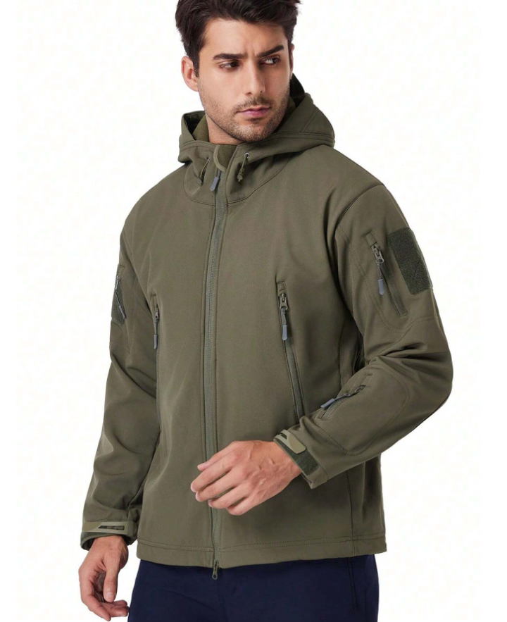 Waterproof, Windproof Outdoor Set: Jacket and Trousers with Fleece Lining